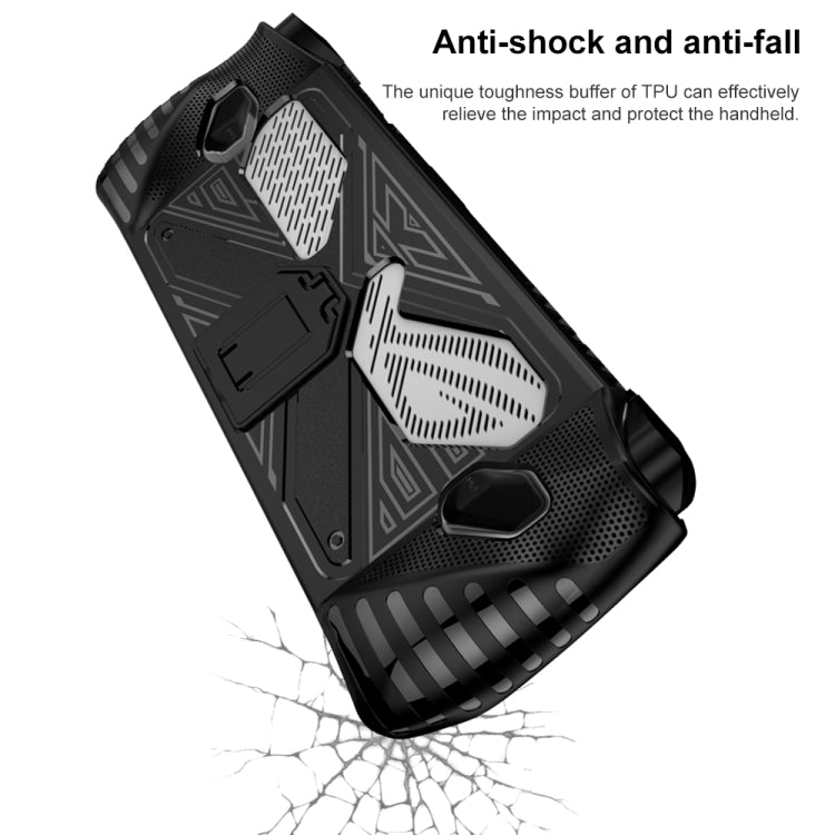 For Asus ROG Ally Game Console TPU Soft Cover With Holder Bracket