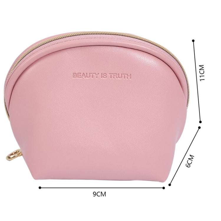 PU Leather Waterproof Portable Cosmetic Bag Multifunctional Mini Coin Purse