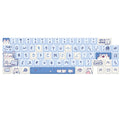 66 Keys 5-sided Heat Rise PBT Personalized Keycaps, 66 Keys Pink
