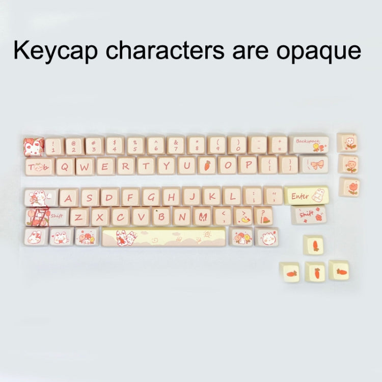 148 Keys MDA Height 5-sided Heat Rise PBT Mechanical Keyboard Keycaps