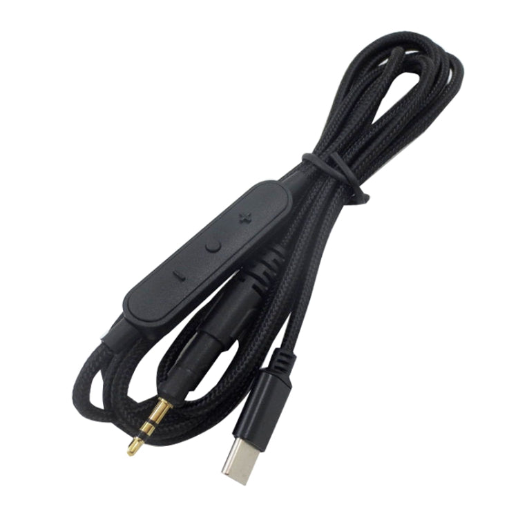 For M40X / ATH-M50X / M60X / M70X TYPE-C/USB-C Audio Headphone Cable, Style:
