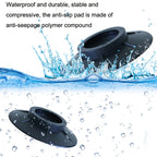 4pcs Universal Washing Machine Non-slip Mat Mute Anti-moving Fixed Base Shock-absorbing Pad — view 5