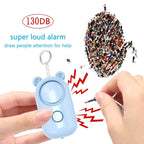 130dB LED Personal Alarm Pull Ring Outdoor Self-defense Products — view 9