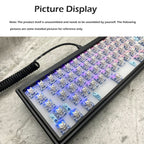Hot Swap Shaft Wired RGB Back Light Customized Mechanical Keyboard Kit