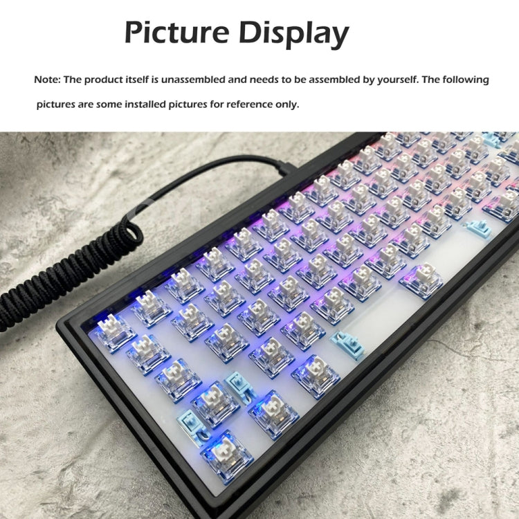 Hot Swap Shaft Wired RGB Back Light Customized Mechanical Keyboard Kit