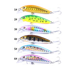 HENGJIA 5.5cm 6.6g Mino Luya Fake Bait Long Casting Sinking Bionic Lure — MI503 (6)