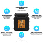 Solar Motorcycle Tire Pressure Monitor Color Screen High Precision Sensor