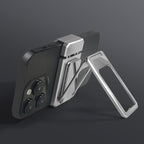 Back Clip Double Ring Magnetic Metal Folding Phone Bracket Desktop Lazy Ring Phone Holder