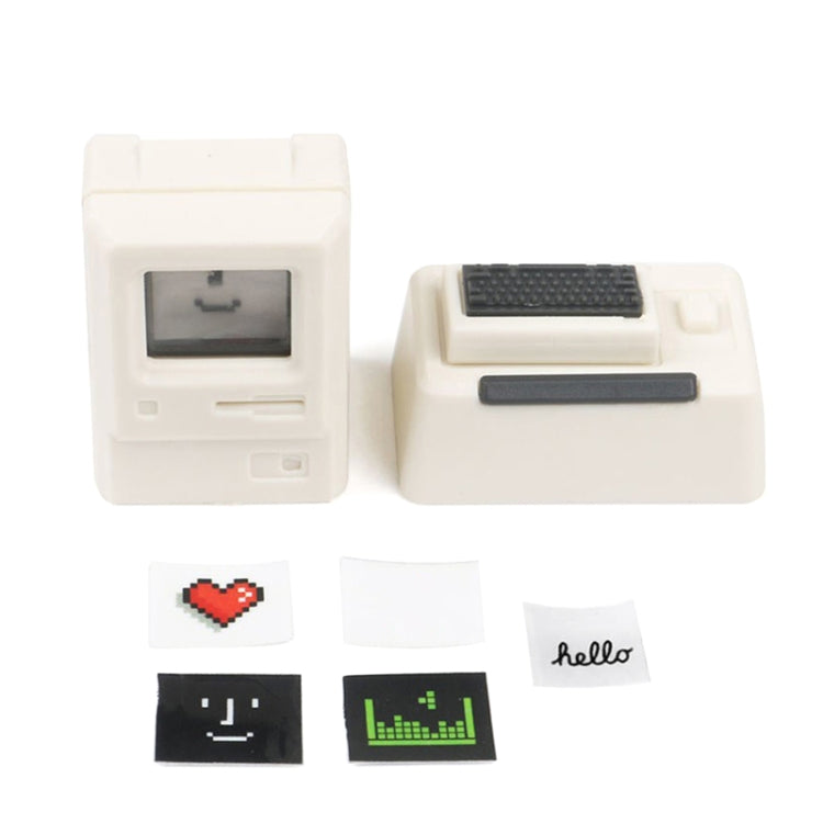 Mechanical Keyboard MAC Retro Light Transmission Keycap — Black