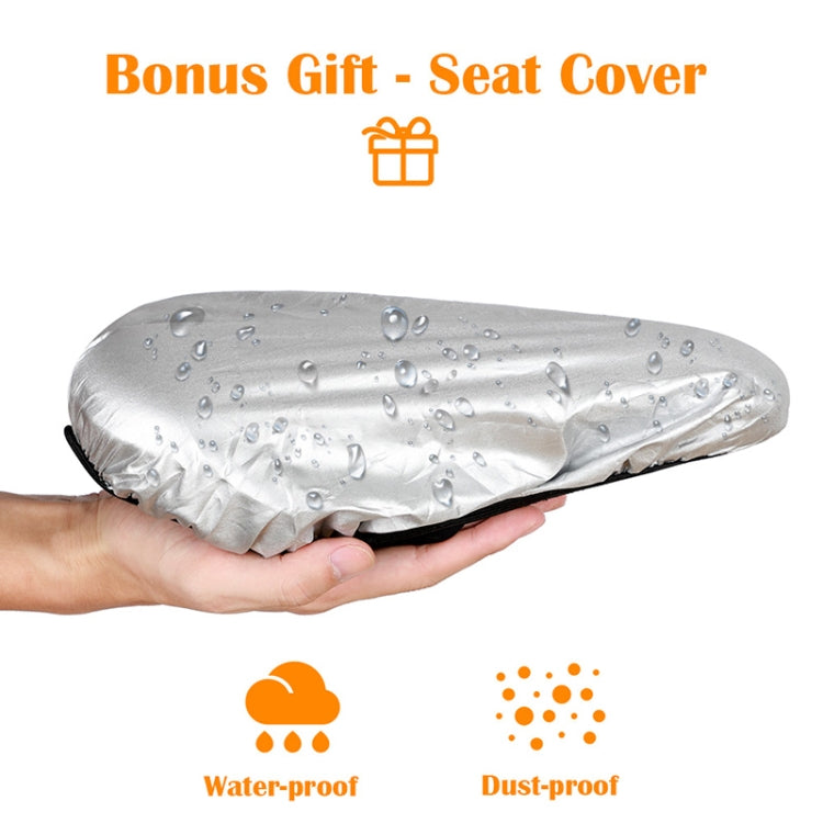 WEST BIKING Bike Cushion Cover Thick Silicone Quick Release Seat Cushion
