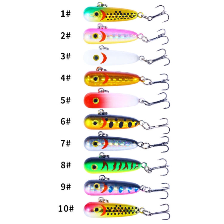 HENGJIA 3.5cm 2.3g Long Casting Sinking Mini Lure Micro Pencil Sinking Fake Bait — 10