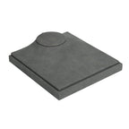 Gray Jewelry Display Microfiber Jewelry Props Display Rack