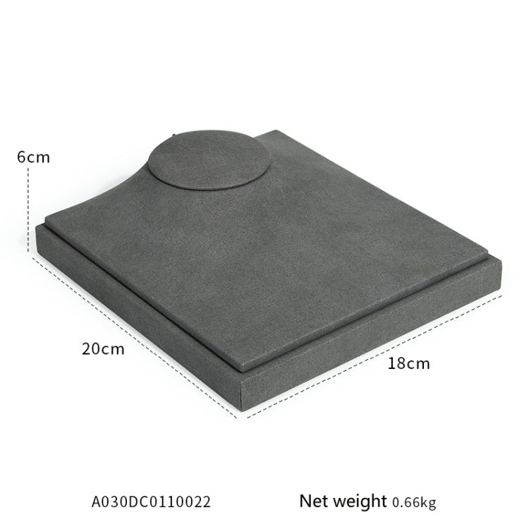 Gray Jewelry Display Microfiber Jewelry Props Display Rack