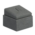 Gray Jewelry Display Microfiber Jewelry Props Display Rack