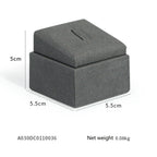 Gray Jewelry Display Microfiber Jewelry Props Display Rack