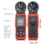 Portable Digital Wind Speed Meter Air Volume Tester — TASI TA642C
