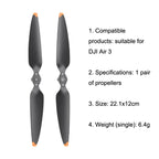 Original 1pair Noise Reduction Propeller for DJI Air 3 / 3S