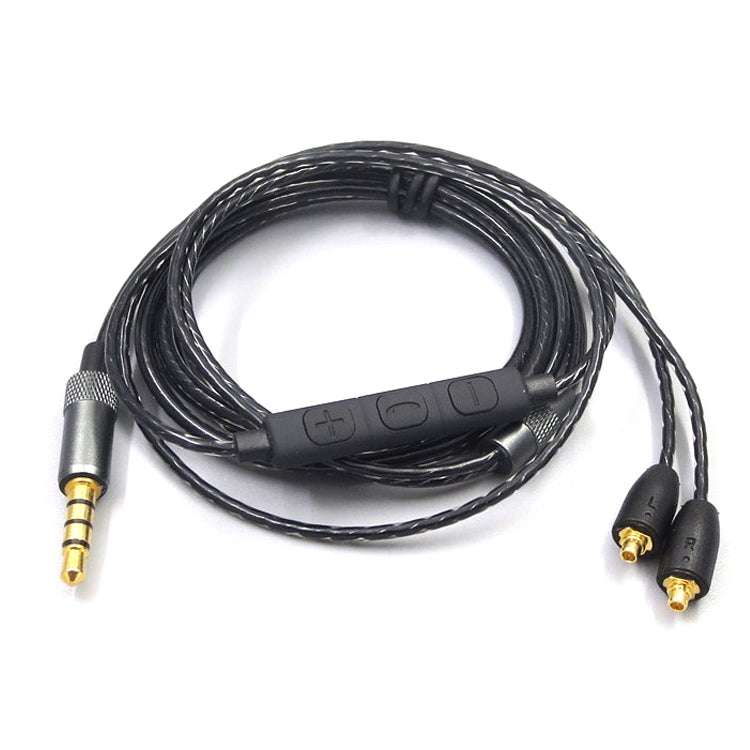 For Shure MMCX / SE215 / SE535 / SE846 / UE900 Volume Adjustment Headphone Cable