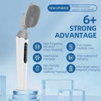 Electric Bath Brush Silicone Vibration Long-handled Back Spa Shower — view 4