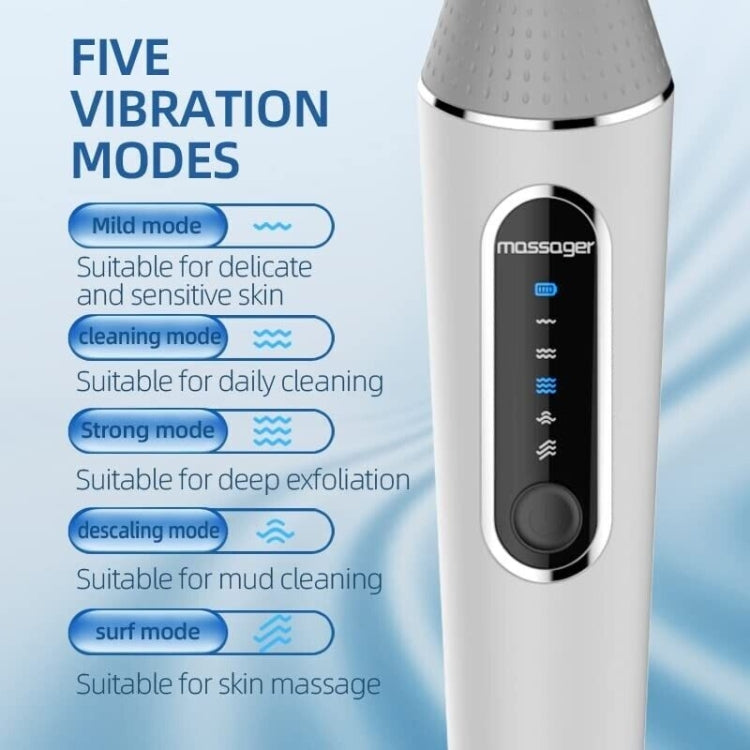 Electric Bath Brush Silicone Vibration Long-handled Back Spa Shower — view 7