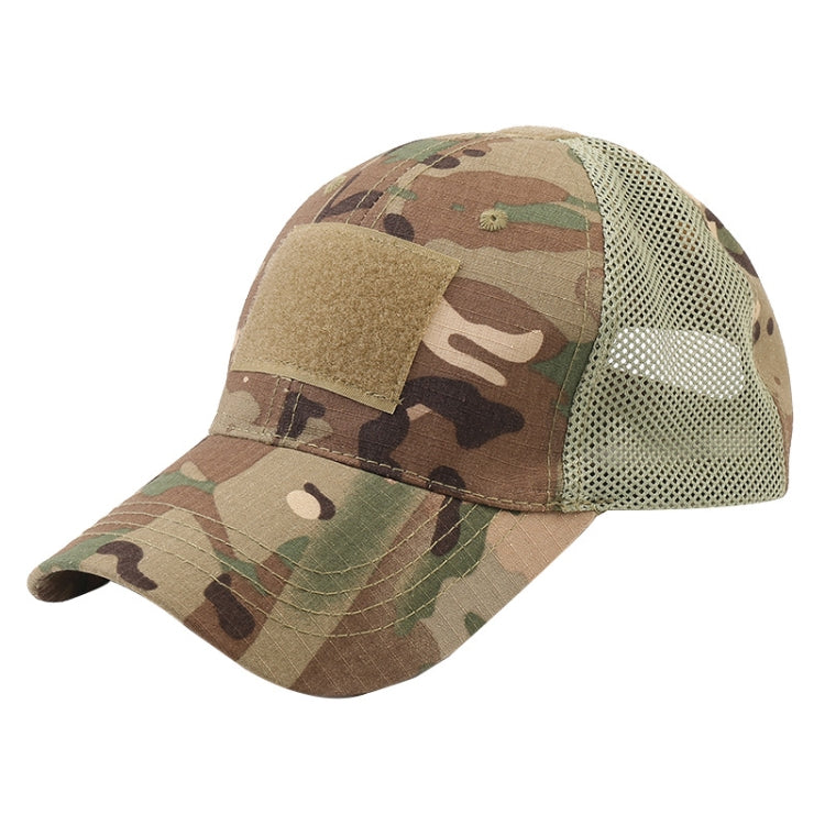 Summer Camouflage Baseball Mesh Cap Sports Sunshade Cap — Black CP