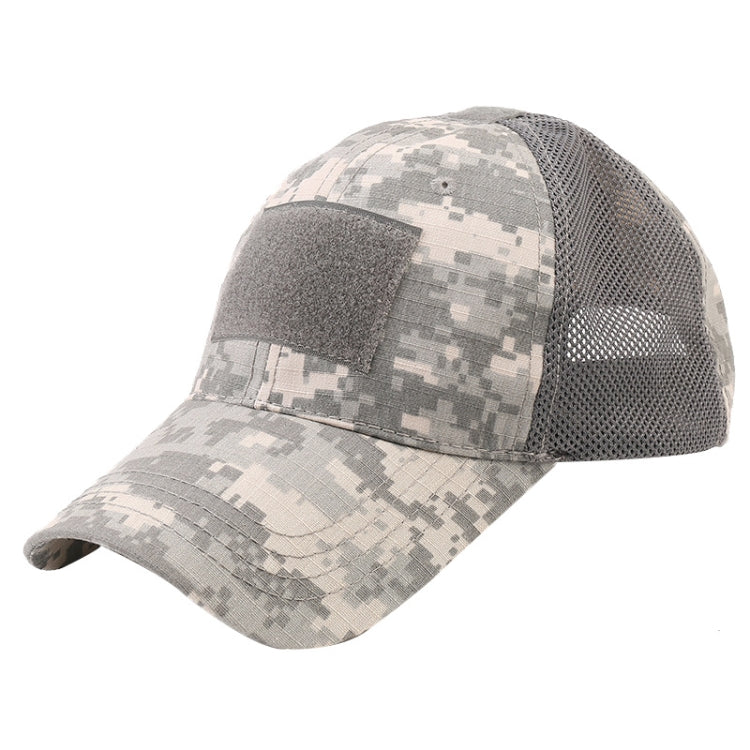 Summer Camouflage Baseball Mesh Cap Sports Sunshade Cap — Black Python Pattern
