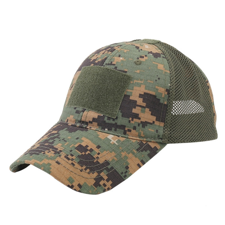 Summer Camouflage Baseball Mesh Cap Sports Sunshade Cap — Jungle Camouflage