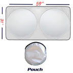Car Double Circle Sun Visor Heat Insulation Sun Protection Sun Block