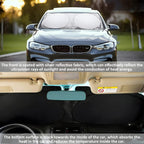 Car Double Circle Sun Visor Heat Insulation Sun Protection Sun Block