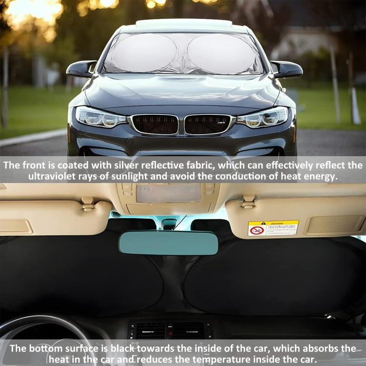 Car Double Circle Sun Visor Heat Insulation Sun Protection Sun Block