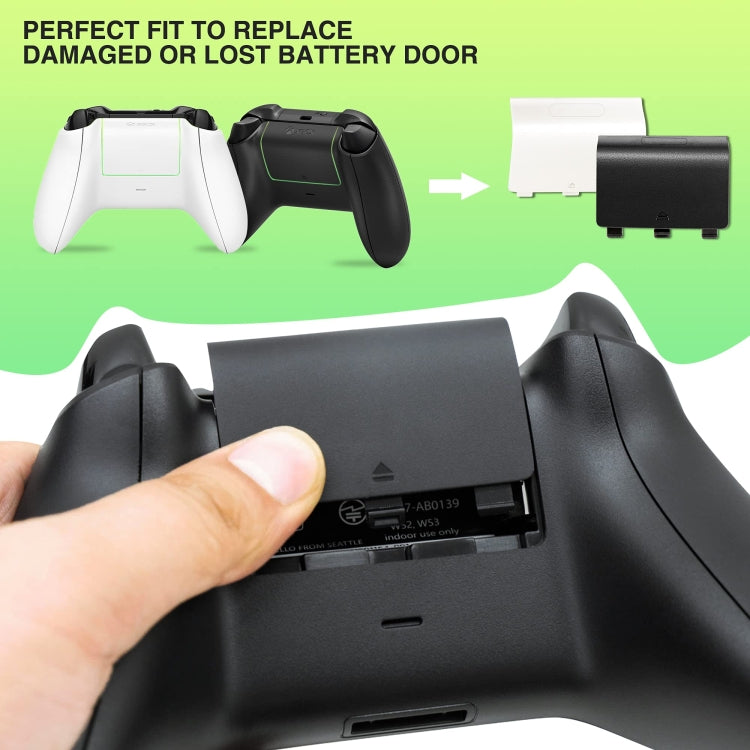 For Xbox One 5pcs Wireless Controller Battery Cover Replacement Battery Doors