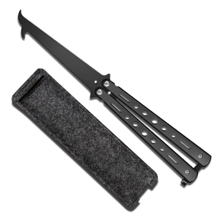 Folding Stone Clearing Hook Safety Hammer Portable Car Tire Cleaning Tool Set — Silver