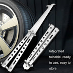 Folding Stone Clearing Hook Safety Hammer Portable Car Tire Cleaning Tool Set