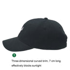 Embroidered Deer Adjustable Baseball Cap Solid Color All-match Peaked Cap — view 6