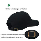 Embroidered Deer Adjustable Baseball Cap Solid Color All-match Peaked Cap — view 7