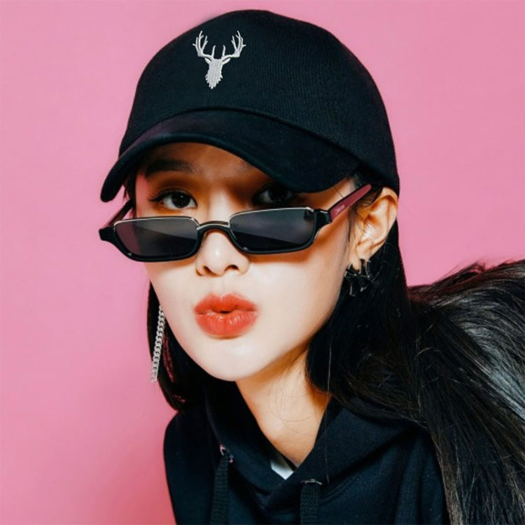Embroidered Deer Adjustable Baseball Cap Solid Color All-match Peaked Cap — view 9
