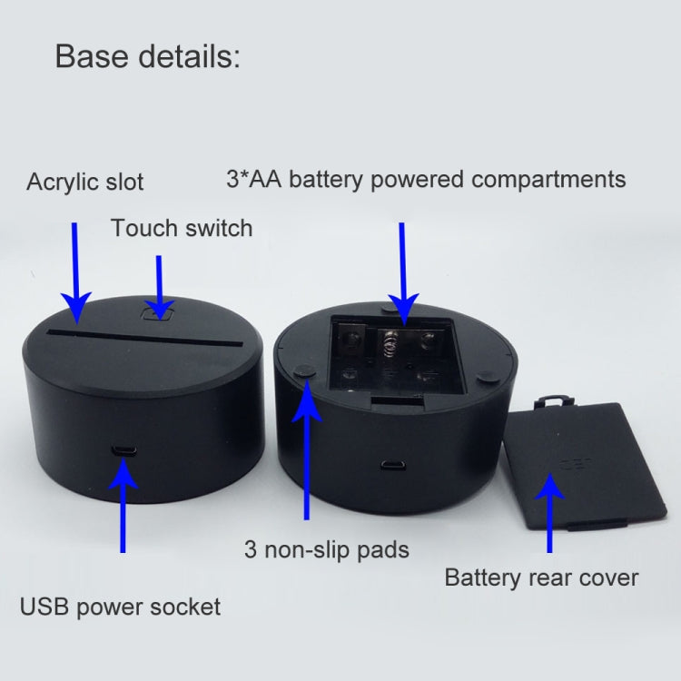 3D Game Handle Three-dimensional Colorful LED Lights — view 7