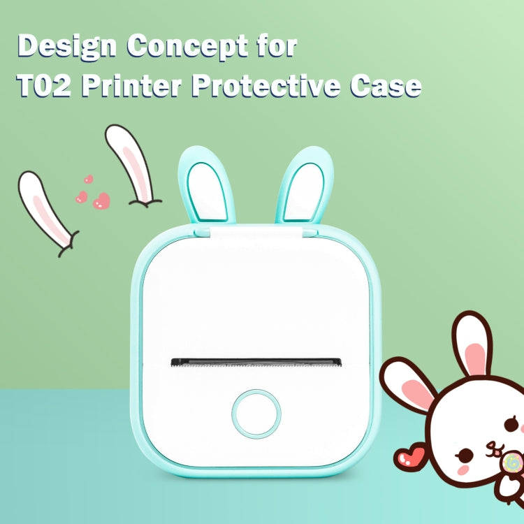 For Phomemo T02 Printer Silicone Protective Case
