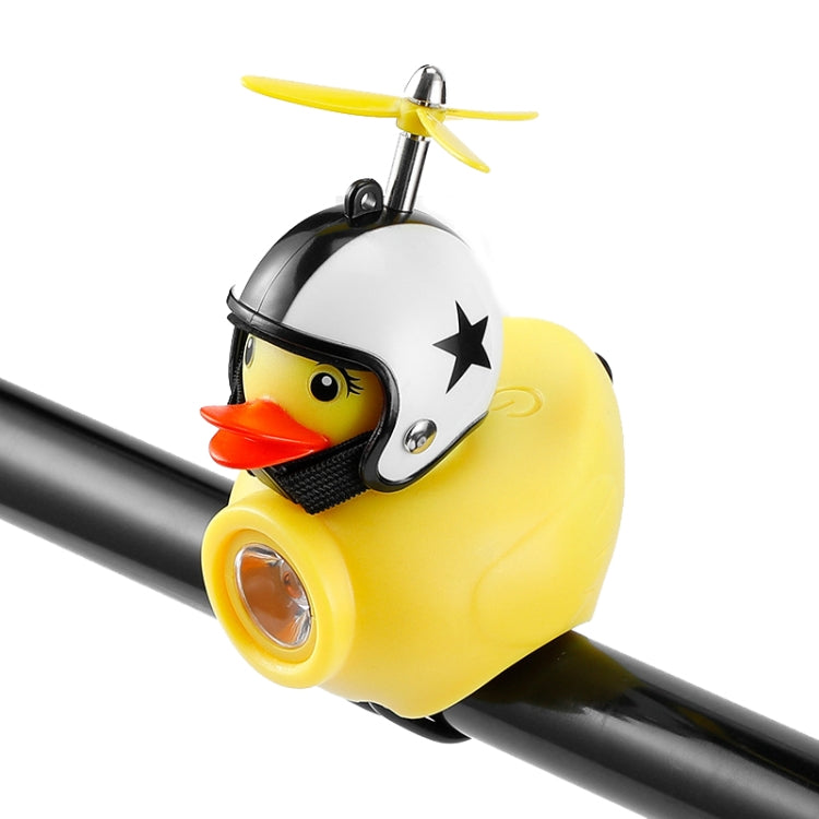Yellow Duck Bike Bell Handlebar Headlight Car Ornaments Cycling Accessories Helmets Decor — Watermelon Helmet