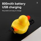 Yellow Duck Bike Bell Handlebar Headlight Car Ornaments Cycling Accessories Helmets Decor — view 15