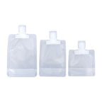 20pcs Travel Refillable Empty Squeeze Pouch Lotion Shampoo Squeezable Bags