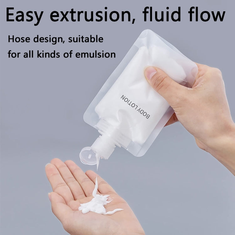 20pcs Travel Refillable Empty Squeeze Pouch Lotion Shampoo Squeezable Bags