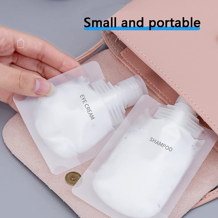 20pcs Travel Refillable Empty Squeeze Pouch Lotion Shampoo Squeezable Bags
