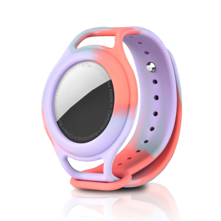 For AirTag 2nd Gen / AirTag 1st Gen Tracker Wrist Strap Watch Strap Silicone Protective Case