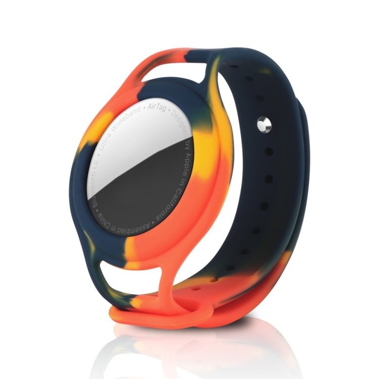 For AirTag 2nd Gen / AirTag 1st Gen Tracker Wrist Strap Watch Strap Silicone Protective Case