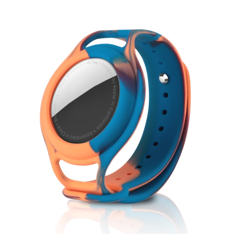 For AirTag 2nd Gen / AirTag 1st Gen Tracker Wrist Strap Watch Strap Silicone Protective Case