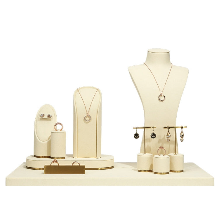 Window Jewelry Display Props Necklace Earrings Ring Jewelry Stand — Set 6