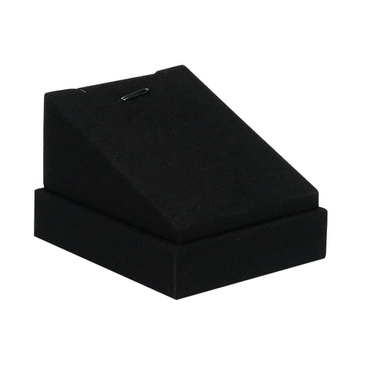 Black Microfiber Necklace Ring Jewelry Display Live Jewelry Prop Rack