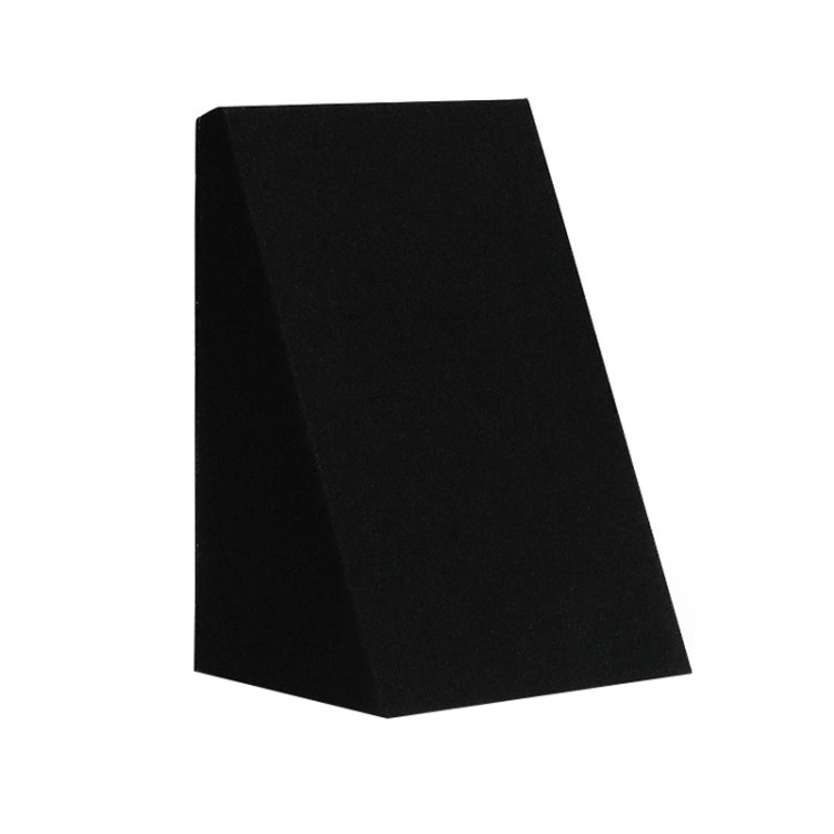 Black Microfiber Necklace Ring Jewelry Display Live Jewelry Prop Rack — 10x7.5x14cm Vertical Necklace Seat