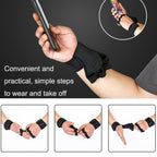 Weightlifting Dumbbell Horizontal Bar Anti-cocoon Anti-slip Wrist Fitness Four-finger Gloves